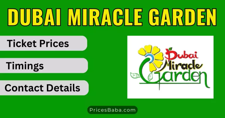 Dubai Miracle Garden Ticket Price 2024 | Timings & Contact Details